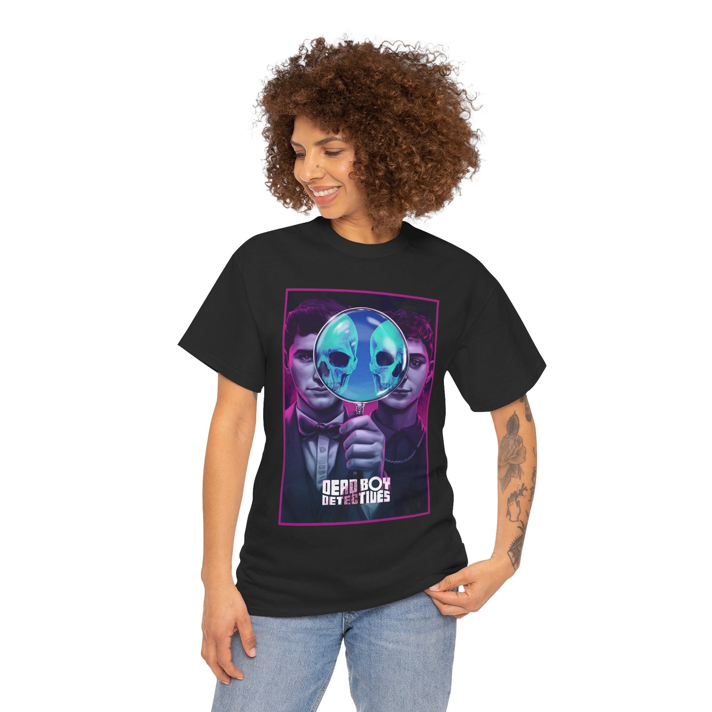 Deadboy Detectives T-Shirt - Sandman Spin-Off, Vertigo Comics - Netflix Series - George Rexstrew & Jayden Revri