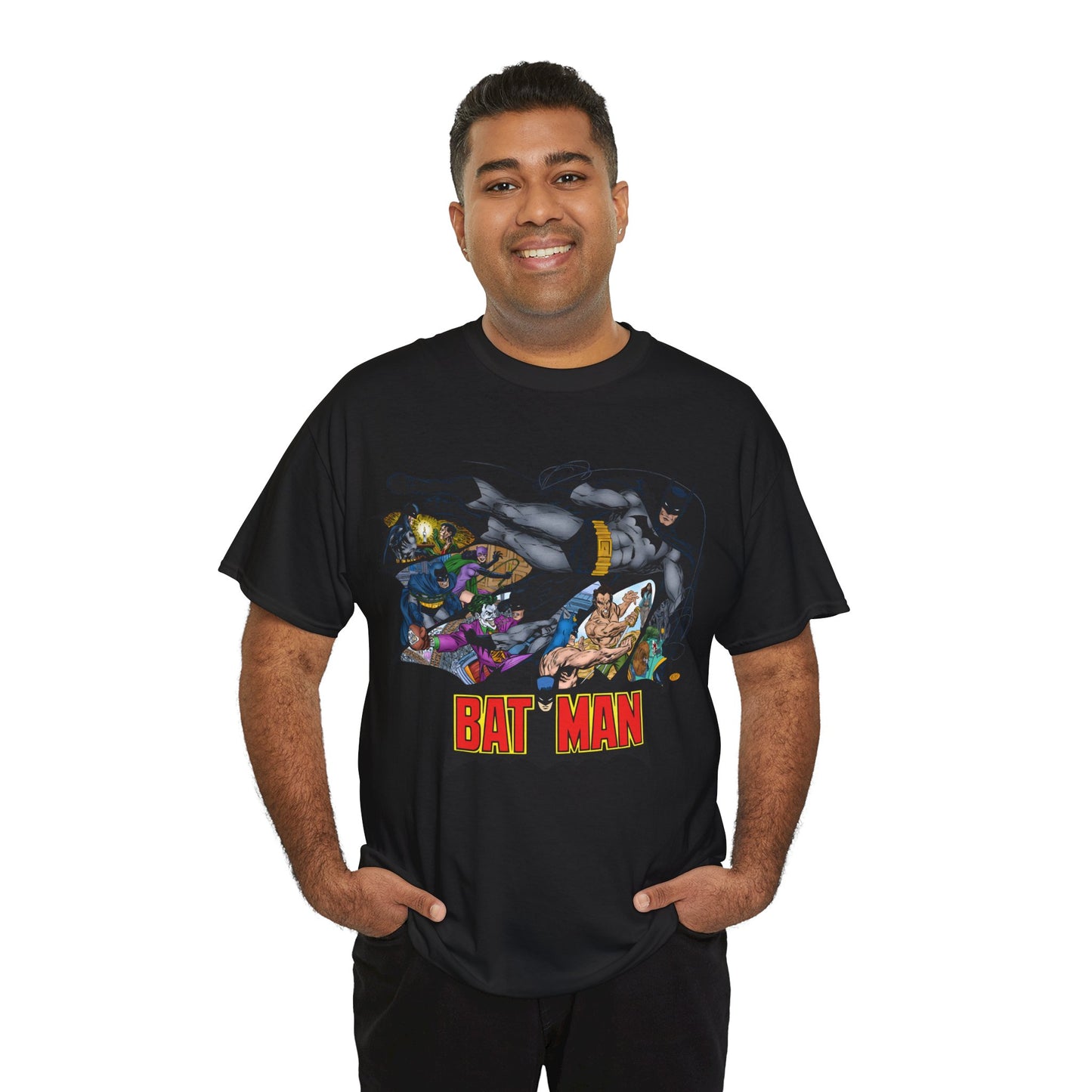 Batman T-Shirt - John Byrne Art - Joker, Catwoman, Ra's al Ghul, Talia - DC Comics - The Batcave