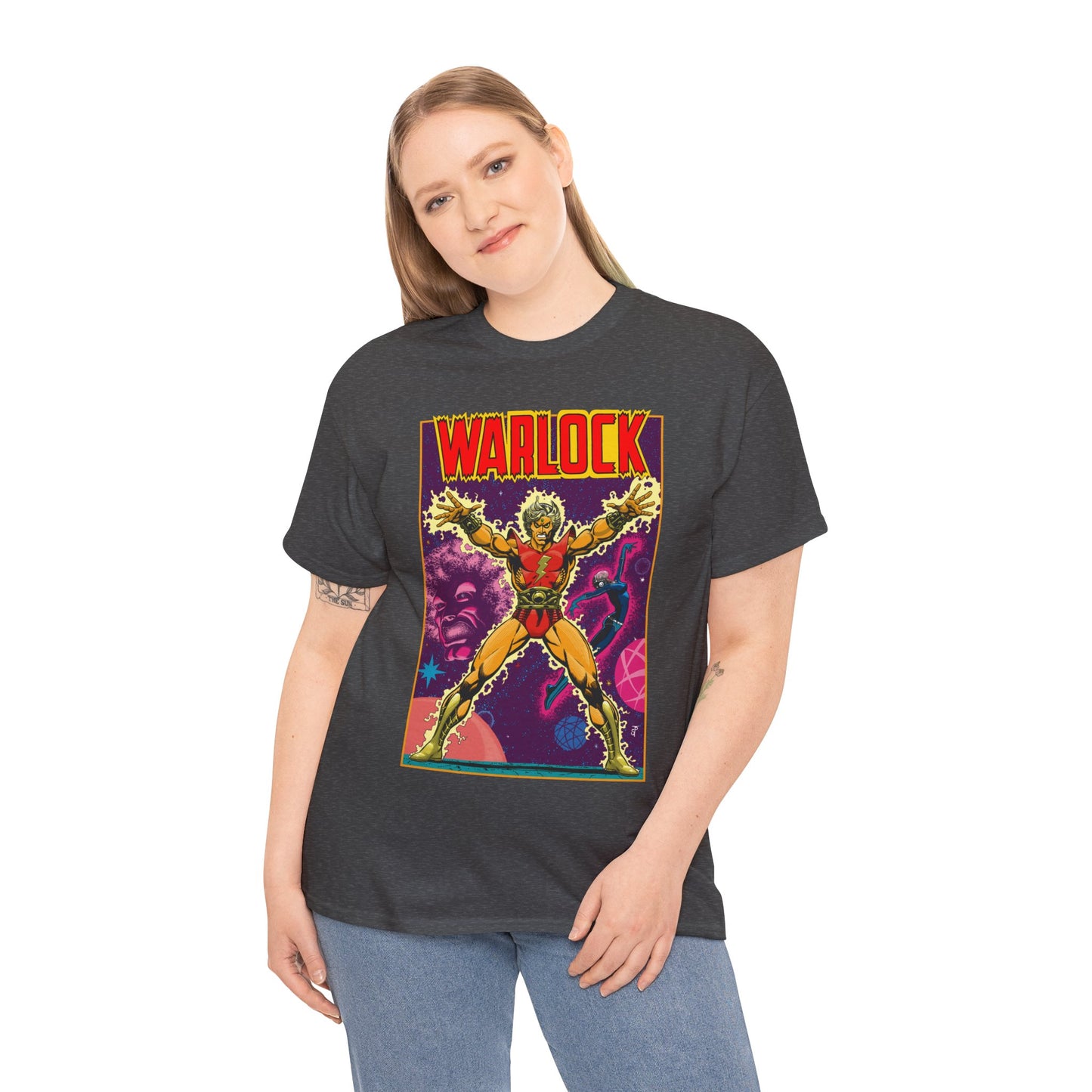 Adam Warlock T-Shirt - Jim Starlin Cover Art - Strange Tales #178 - Popular Marvel Comics Series - Cosmic Heroes