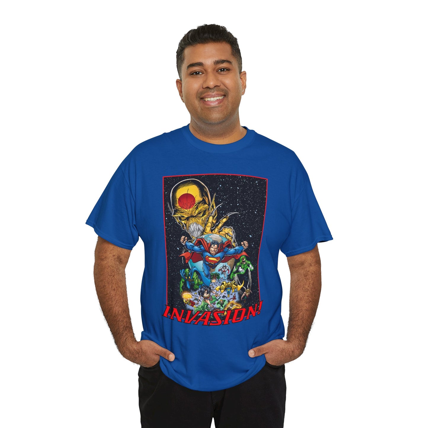 Invasion T-Shirt - Bart Sears Art - DC Comics