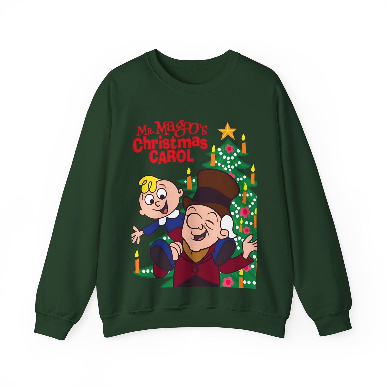 Mr. Magoo's Christmas Carol Green Sweatshirt