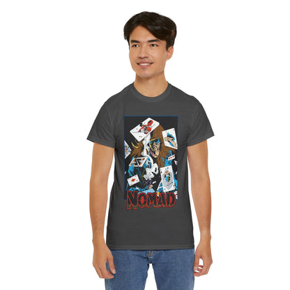 Nomad T-Shirt - S. Clarke Hawbaker, Mark McKenna Art - Jack Monroe - Playing Cards with Deadpool & Bushwacker - Marvel Comics