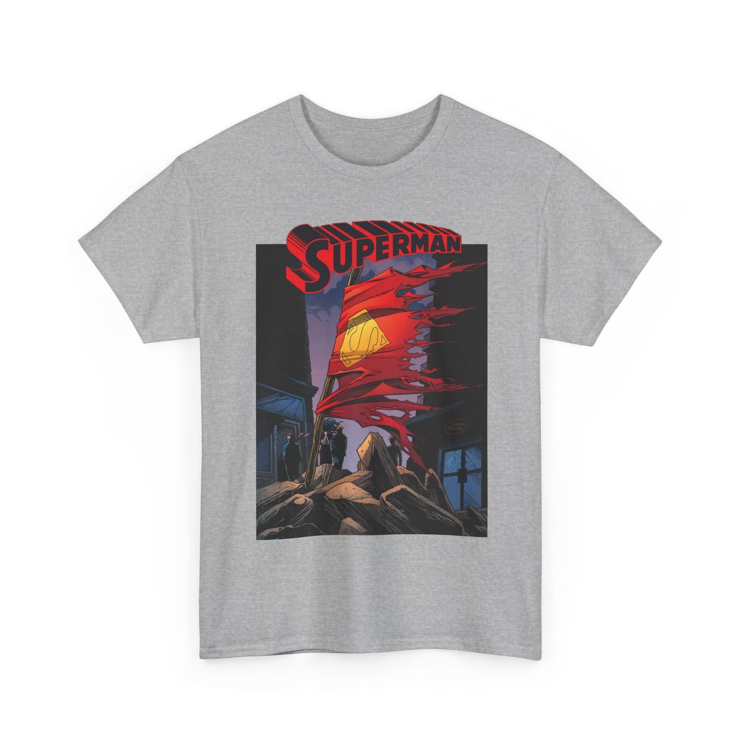 Death of Superman T-Shirt - Dan Jurgens Art - Superman #75 Cover - DC Comics