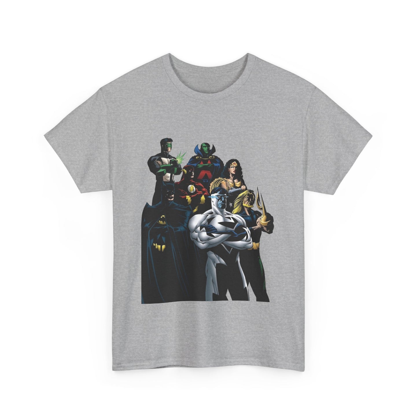 JLA T-Shirt - Howard Porter Art - Superman, Batman, Wonder Woman, Flash - DC Comics