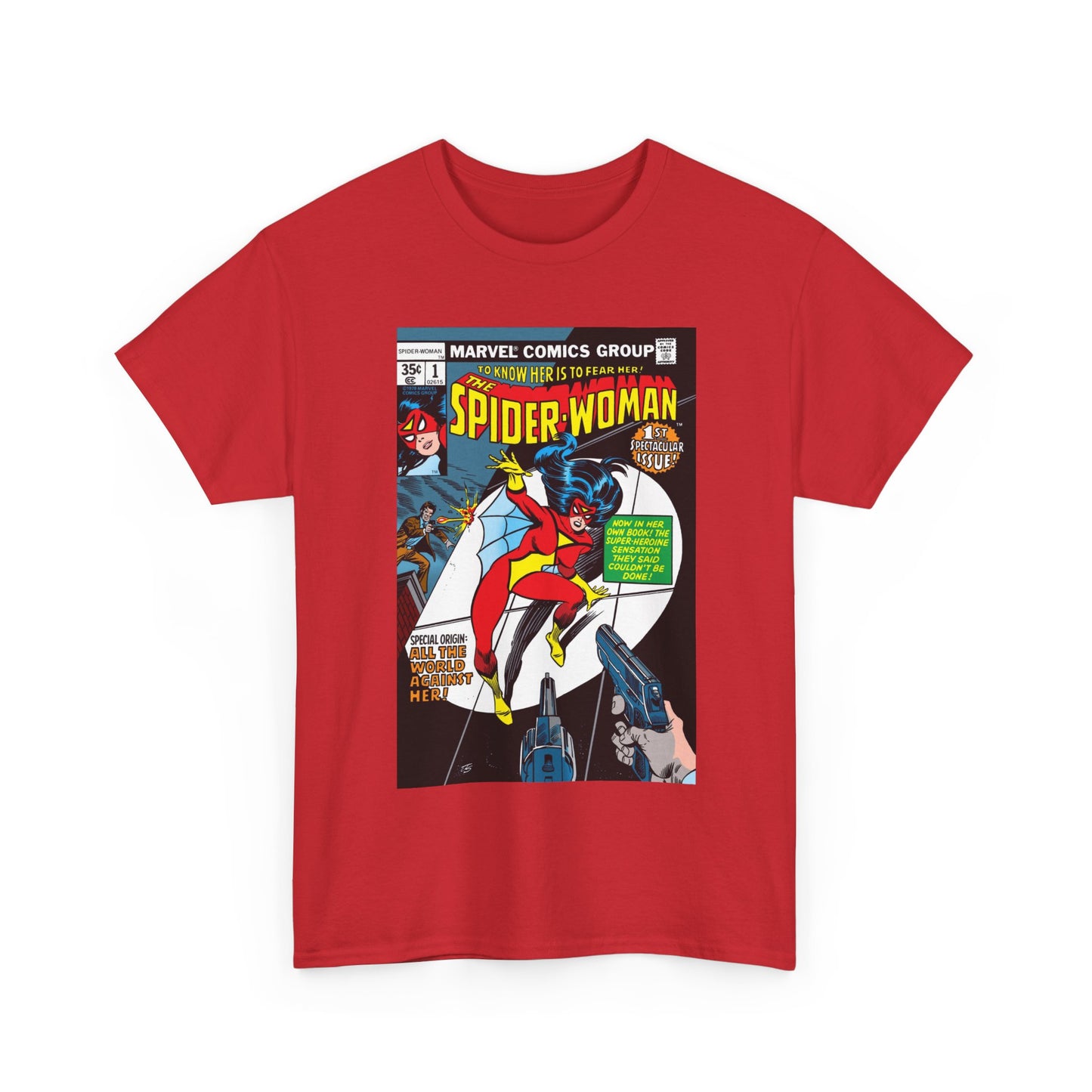 Spider-Woman T-Shirt - 1978 Marvel Comics - #1 Cover Art - Jessica Drew