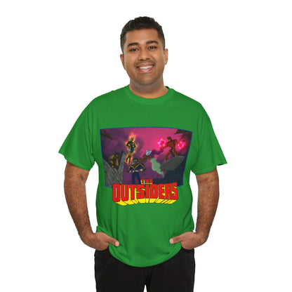 Outsiders T-Shirt - Batman: Brave & Bold Series - Halo, Geo-Force, Black Lightning, Katana, Metamorpho - DC Comics