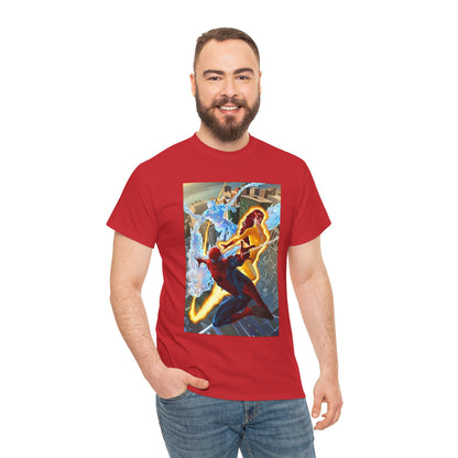 Spider-Man & His Amazing Friends T-Shirt - Firestar, Iceman - Marvel Comics