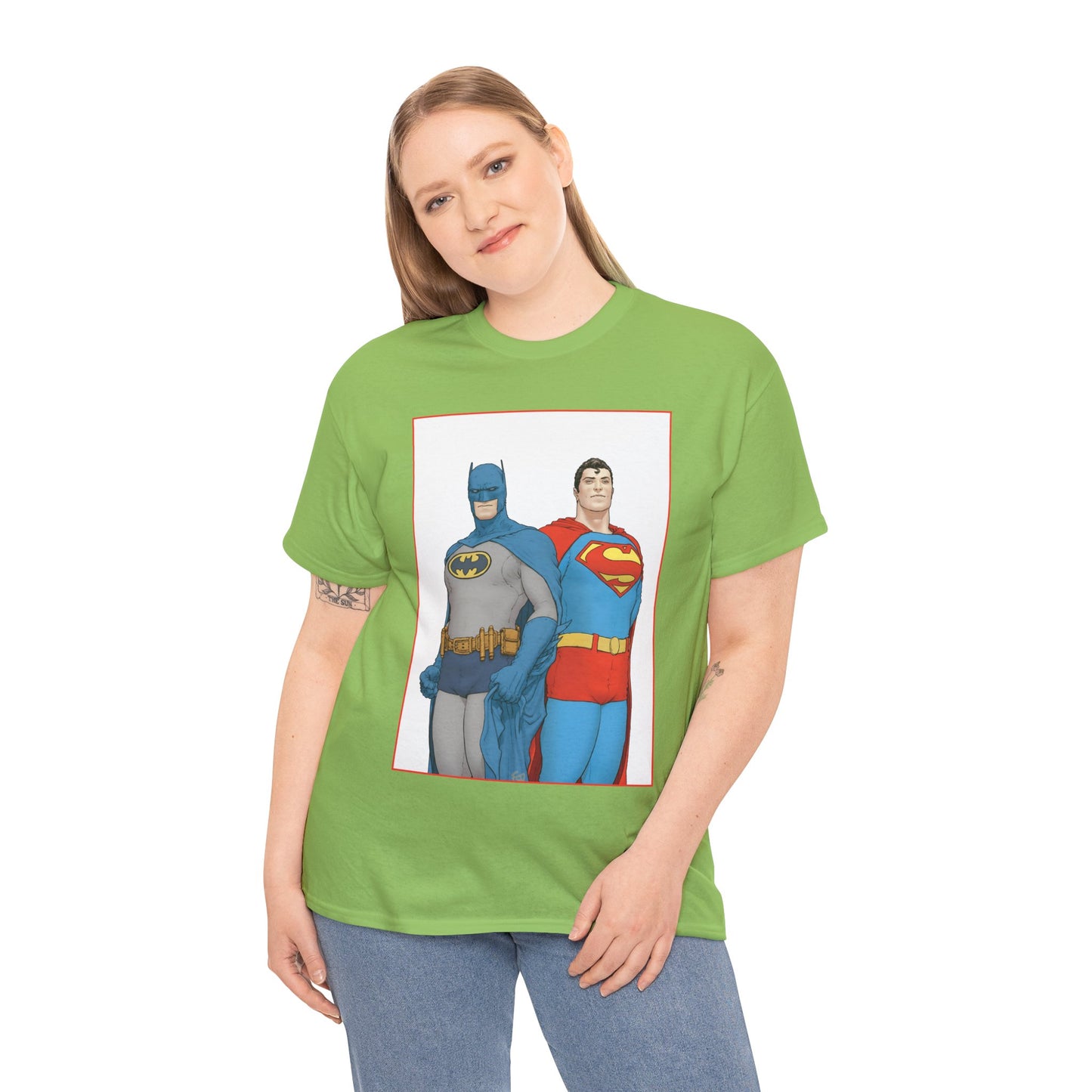 Superman & Batman T-Shirt - Frank Quitely Art - World's Finest Variant Cover Art - DC Comics
