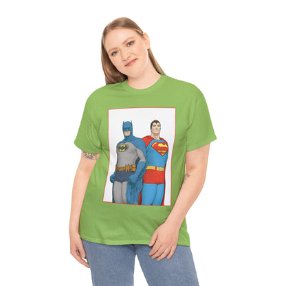 Superman & Batman T-Shirt - Frank Quitely Art - World's Finest Variant Cover Art - DC Comics