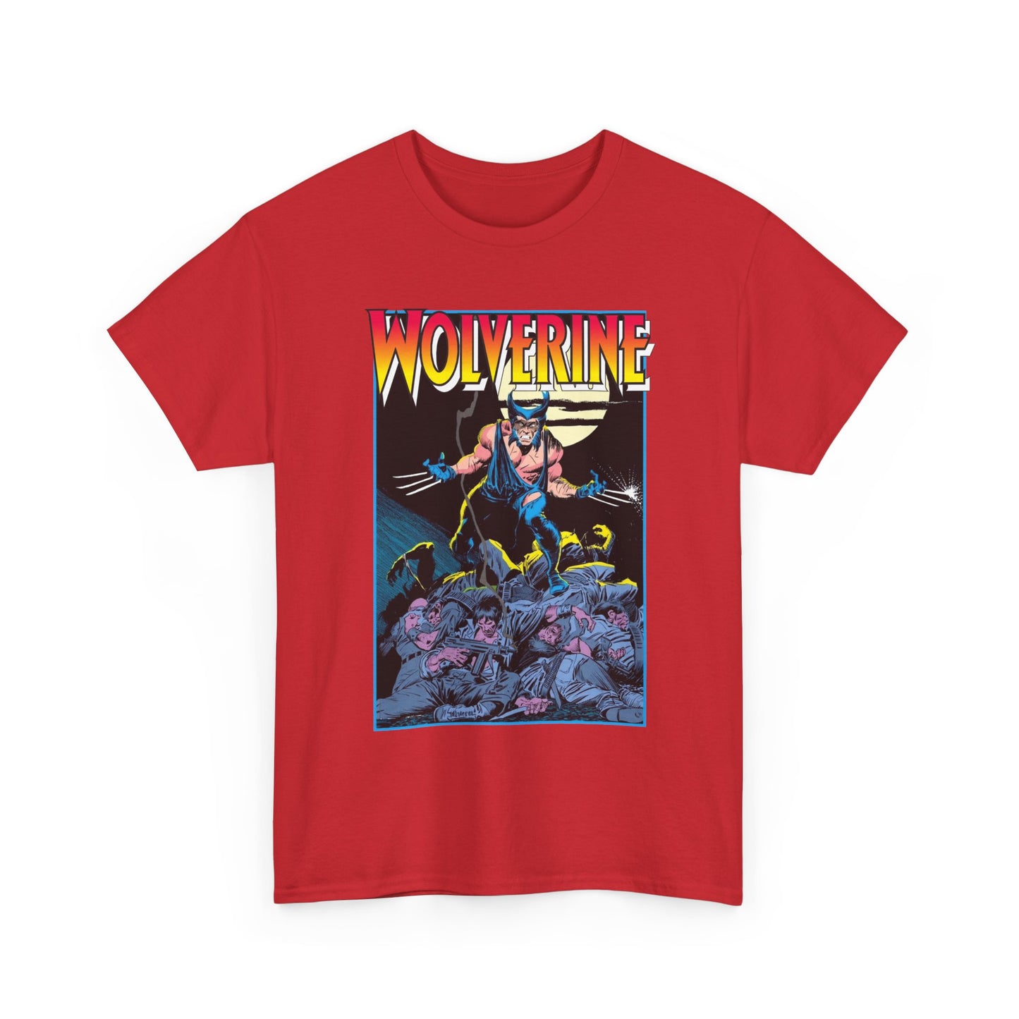 Wolverine T-Shirt - John Buscema Art - #1 Cover Art 1988 - Marvel Comics
