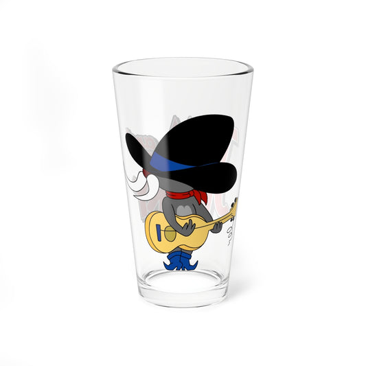 Uncle Pecos Pint Glass, 16oz - Jerry's Cowboy Uncle - Pecos Pest - Tom & Jerry - Hanna-Barbera Cartoon