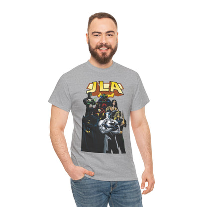 JLA T-Shirt - Howard Porter Art - Superman, Batman, Wonder Woman, Flash - DC Comics