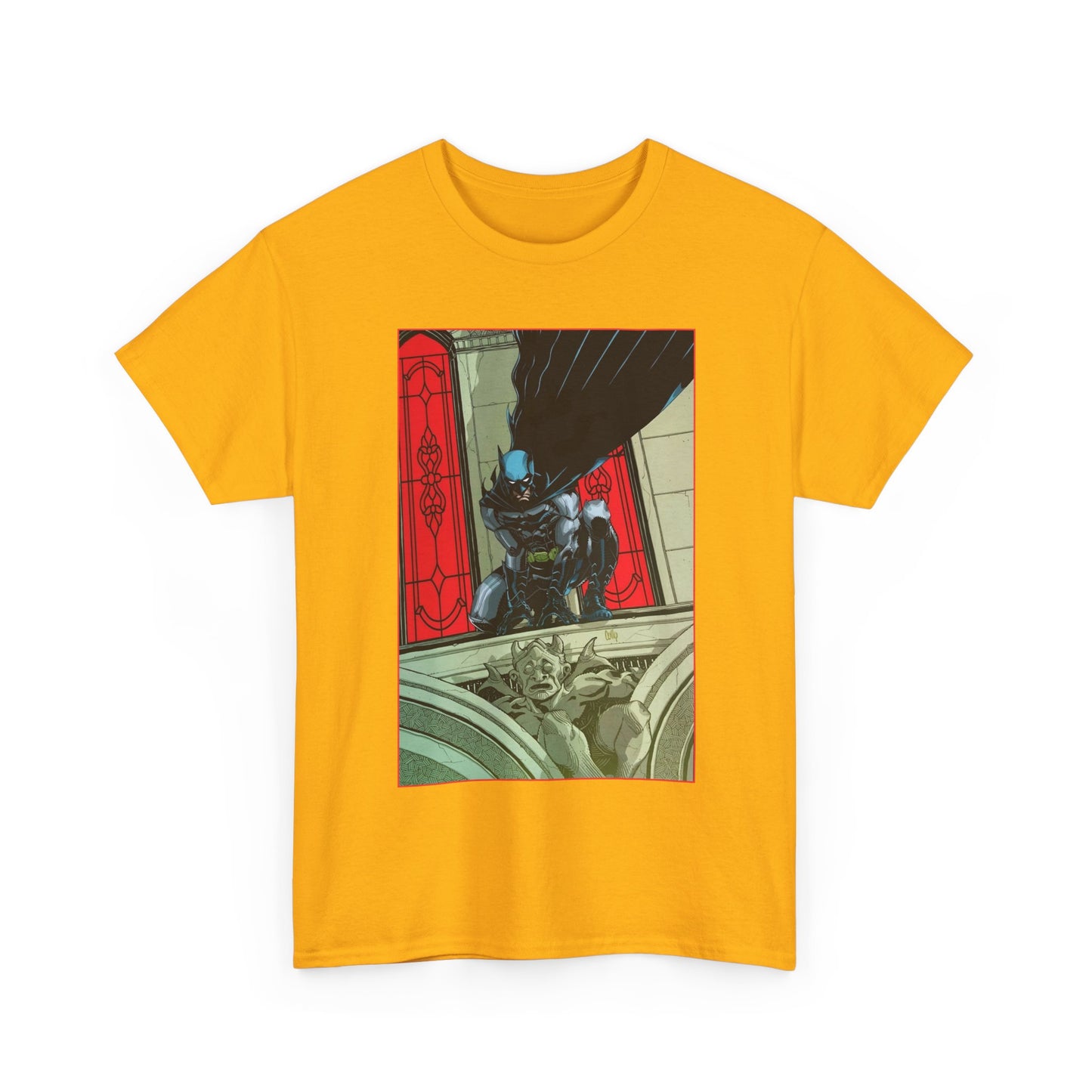 Batman T-Shirt - Cully Hamner Art - Batman Allies Secret Files Cover - Gotham Protector - And a Gargoyle! - DC Comics