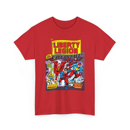 Liberty Legion T-Shirt - Marvel Premiere #29 - Bucky, Miss America, Whizzer, Patriot, Red Raven - Marvel Comics