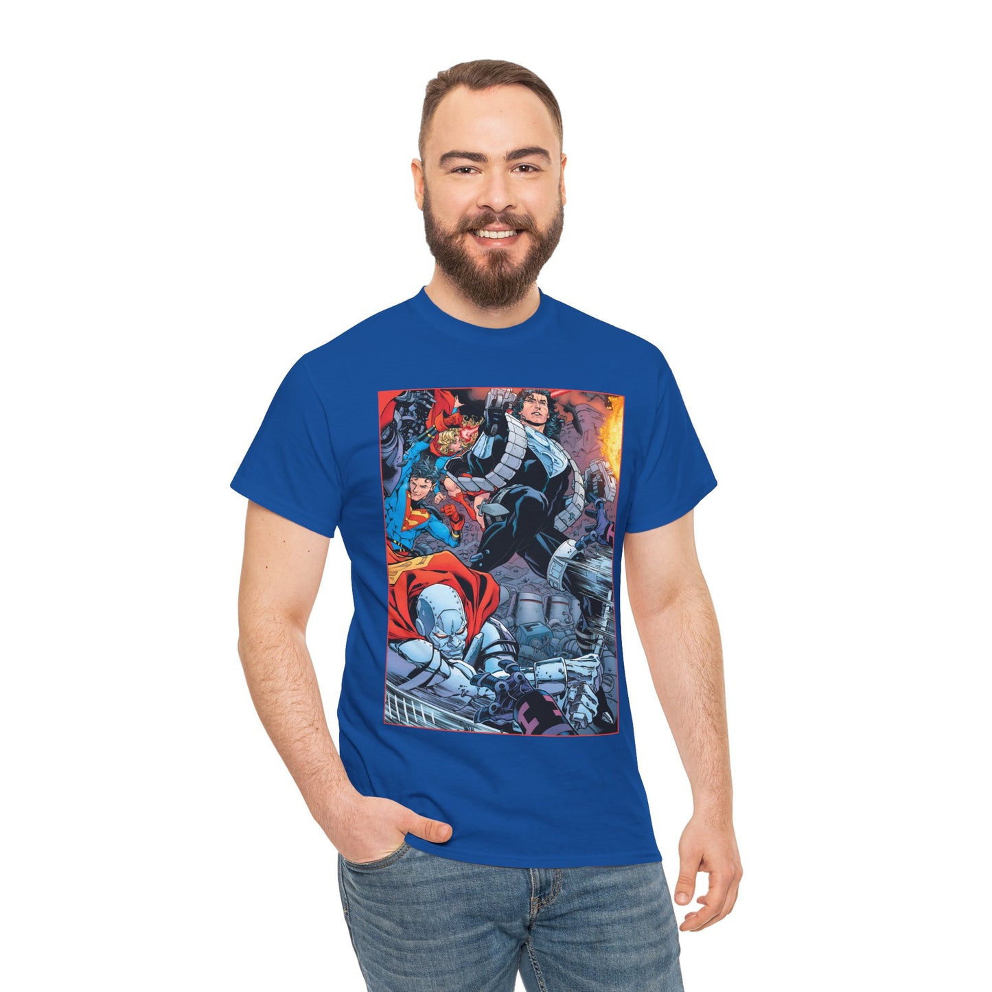 Return of Superman T-Shirt - Brad Walker Variant Art - Superboy, Supergirl, Steel - DC Comics
