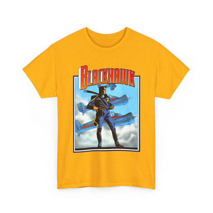 Blackhawk T-Shirt - Howard Chaykin Art - World War II Anti-Nazi Ace Pilots - DC Comics
