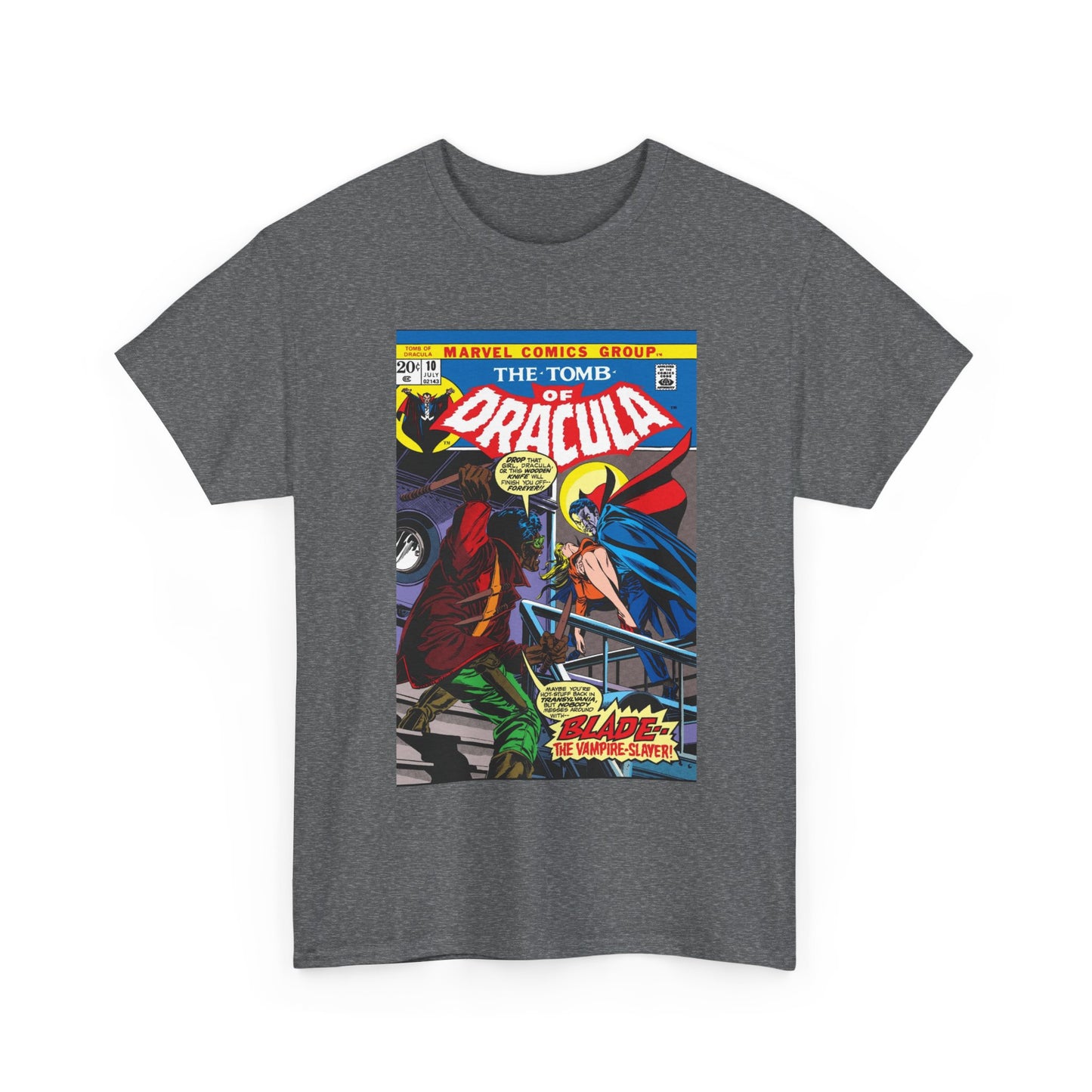 Tomb of Dracula T-Shirt - #10, First Appearance of Blade, Vampire Hunter - Marvel Comics