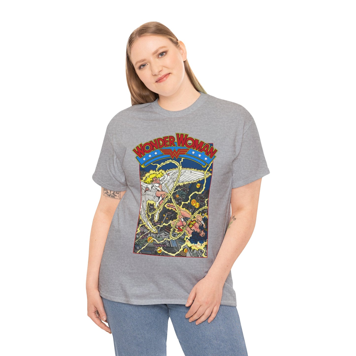 Wonder Woman T-Shirt - George Perez Art - Vs Silver Swan - DC Comics