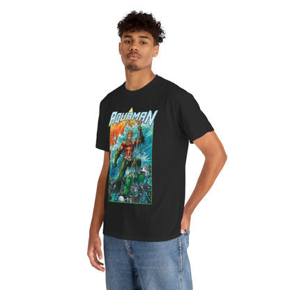 Aquaman T-Shirt - Jim Lee Art - DC New 52 - Arthur Curry, King of Atlantis - DC Comics