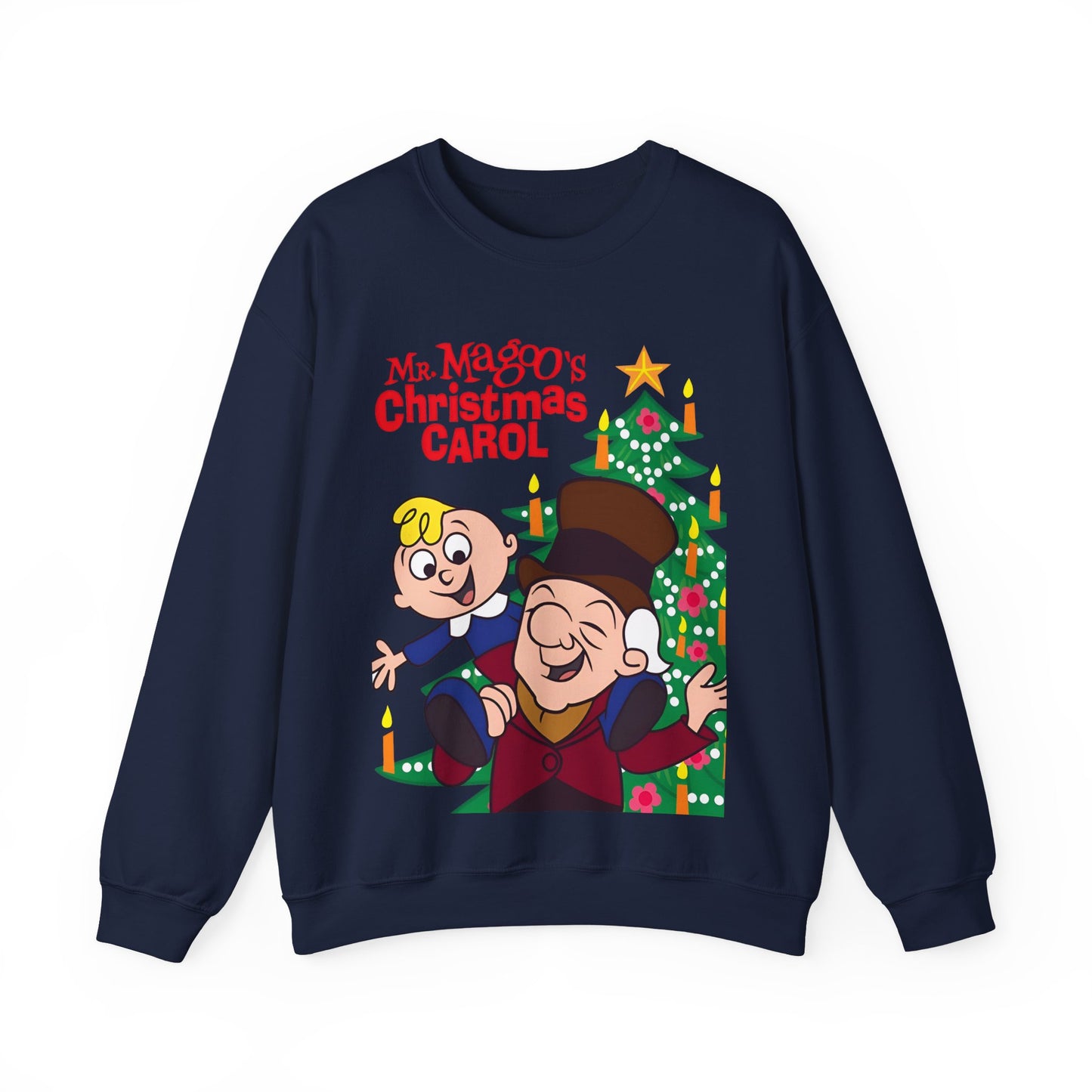 Mr. Magoo's Christmas Carol Crewneck Sweatshirt - UPA 1960s TV Holiday Special