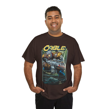 Cable T-Shirt - Greg Capullo Art - X-Force Leader, Mutant Fighter - Nathan Summers - Marvel Comics