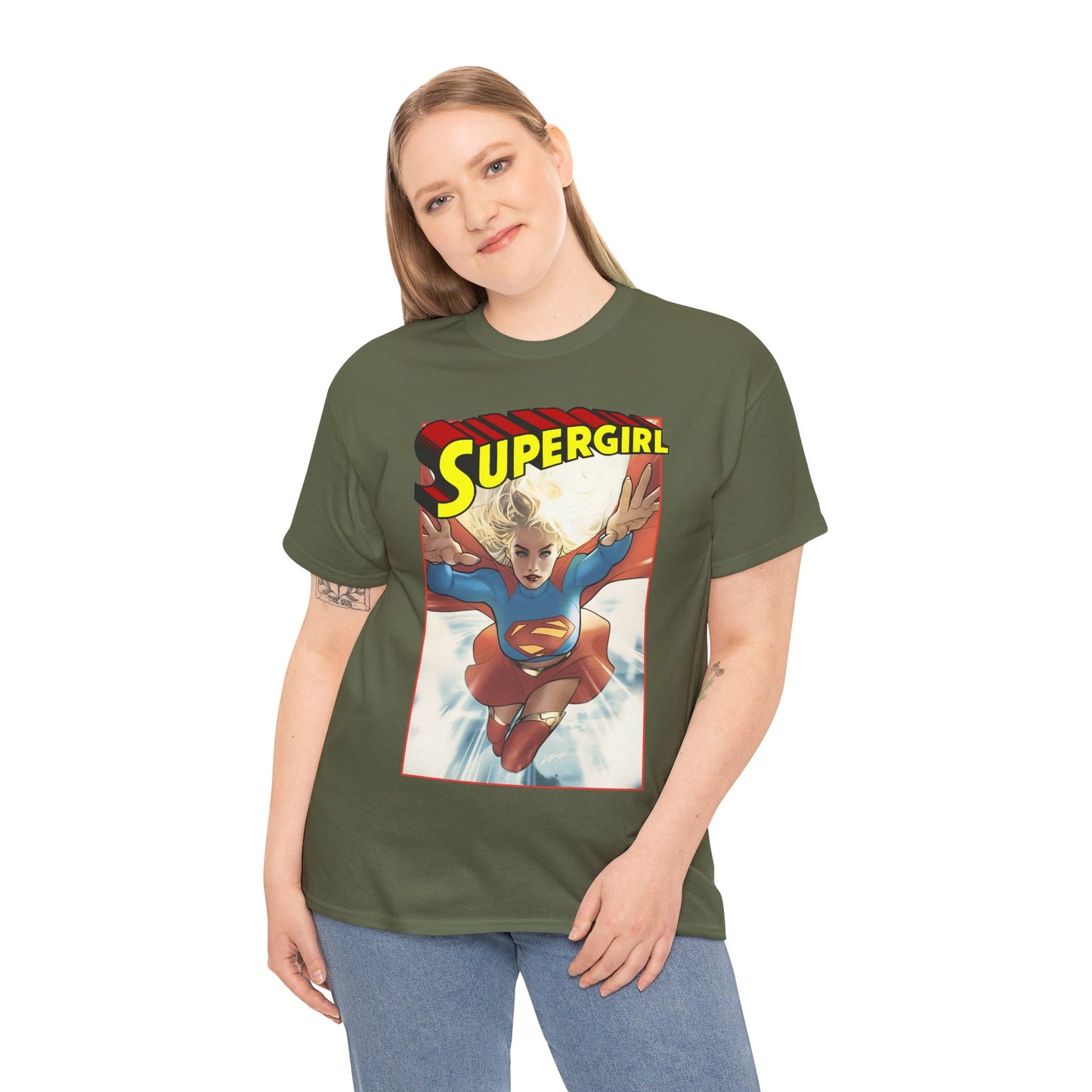 Supergirl T-Shirt - Pablo Villalobos Art - Kara Zor-El - Upcoming Summer 2026 Movie - DC Comics