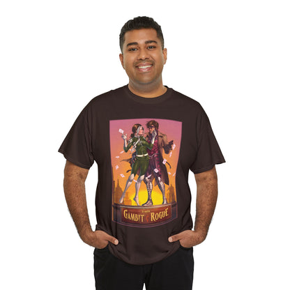 Gambit & Rogue T-Shirt - Mike Choi Art - Popular X-Men Members - Marvel Comics