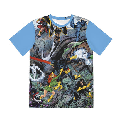 Uncanny X-Men in the Savage Land All Over Print Tee (Polyester) - John Byrne Art - Marvel Comics
