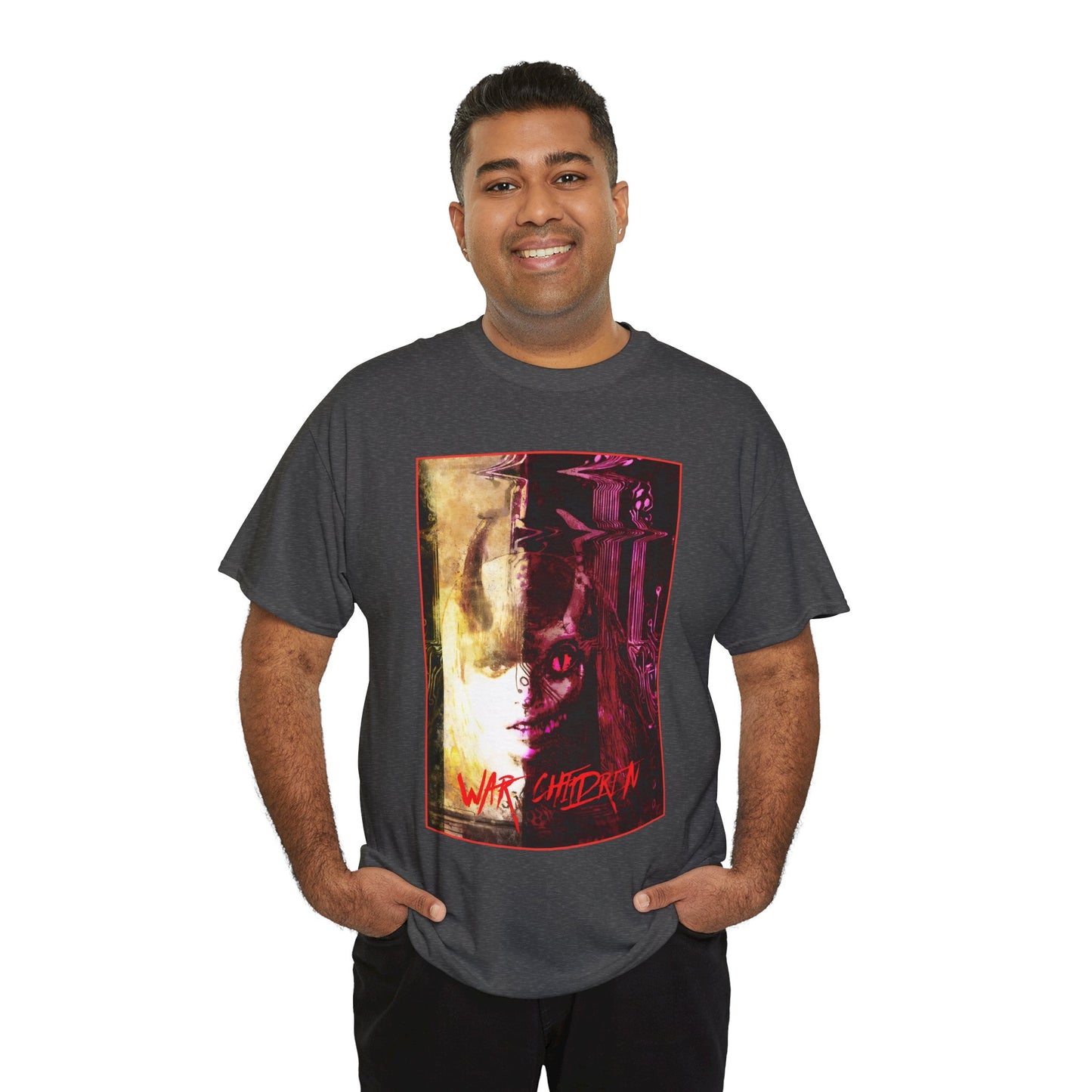 Magik/Darkchylde T-Shirt - Bill Sienkiewicz Art - Illyana Rasputina, New Mutants Member - War Children - Marvel Comics