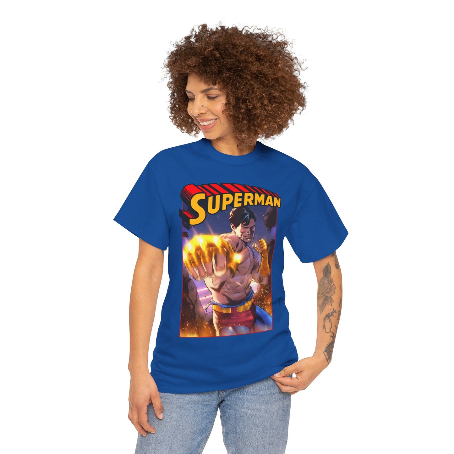 Superman T-Shirt - Lucas Meyer Art - DC K.O. Cover Art - Man of Steel - DC Comics