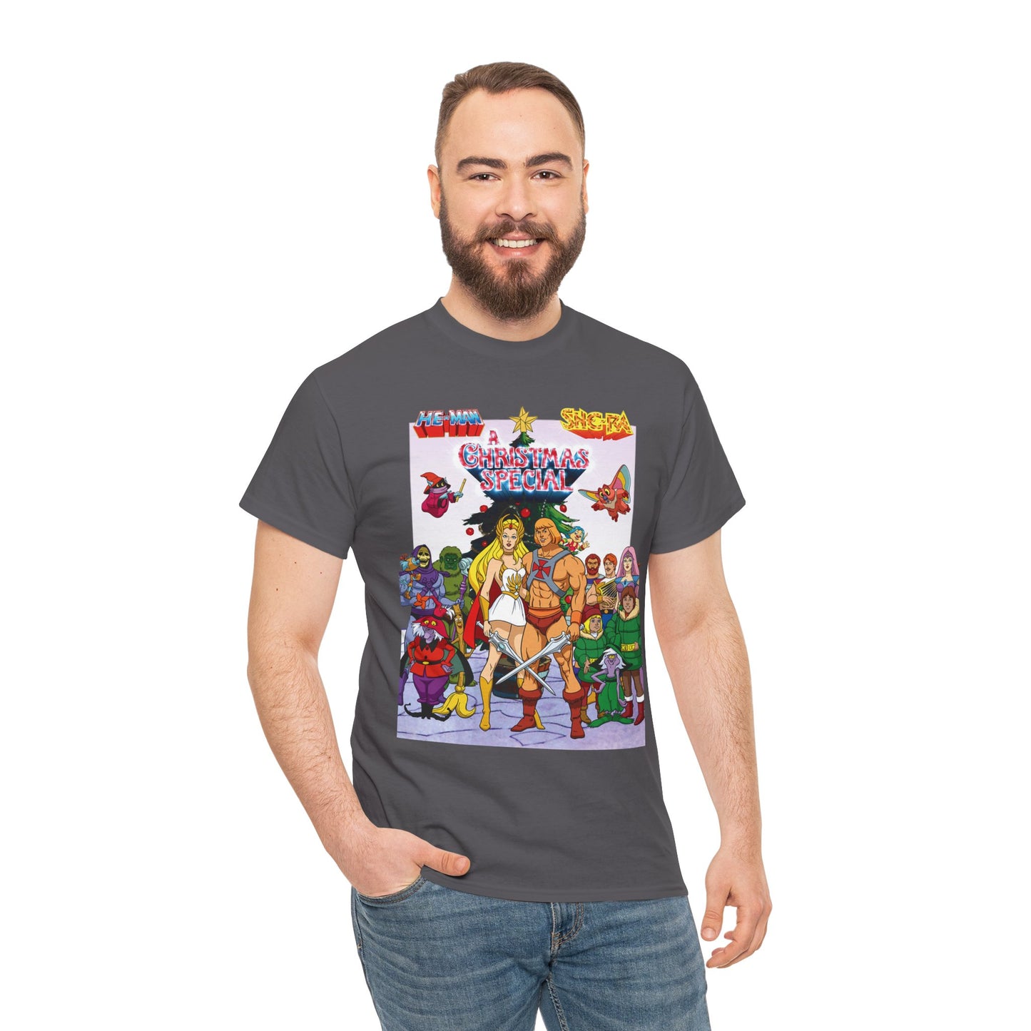 He-Man & She-Ra: A Christmas Special T-Shirt - Masters of the Universe, Princess of Power - Skeletor, Fisto, Orko, Kowl, Madame Razz - Filmation