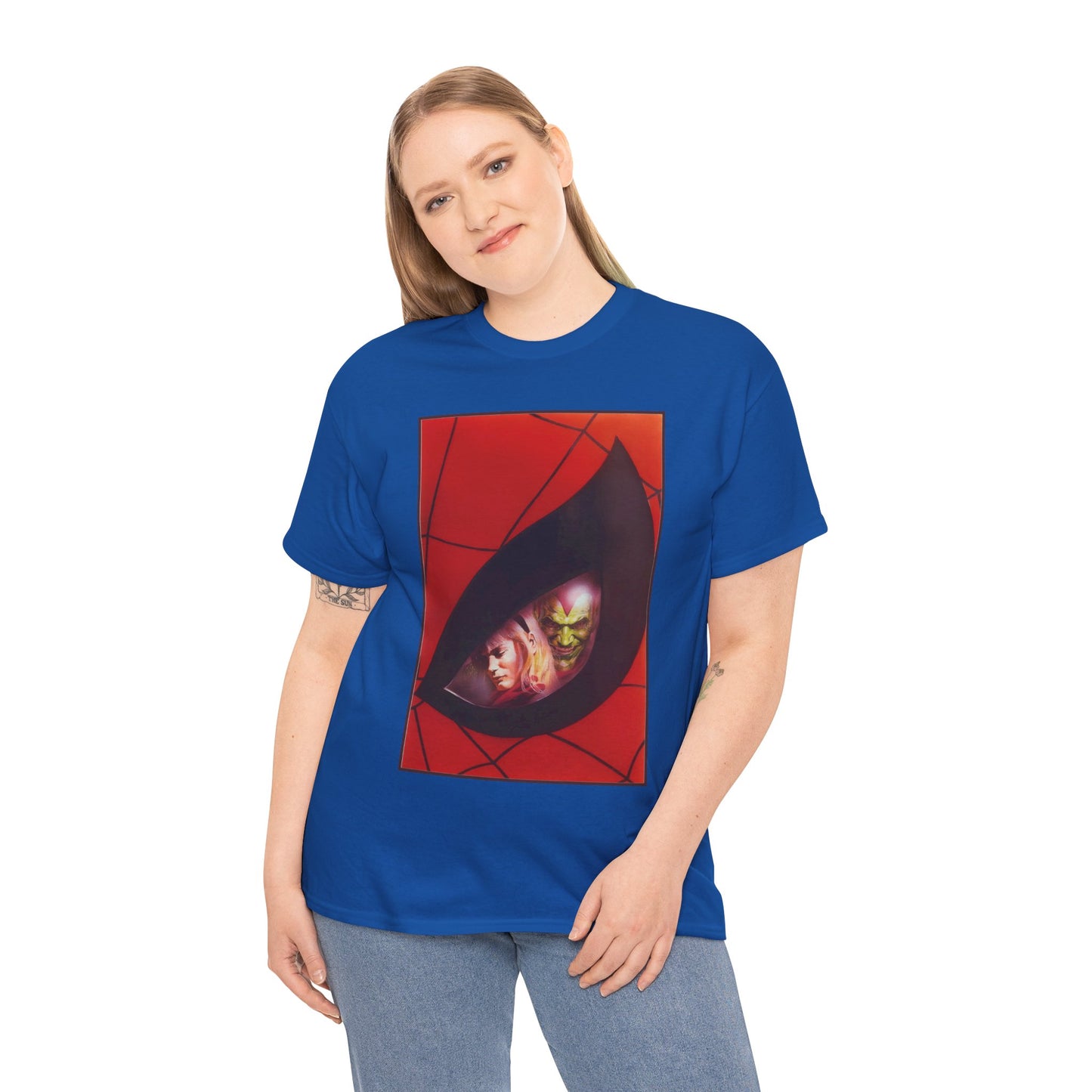 Spider-Man T-Shirt - Alex Ross Art - Marvels Cover - Green Goblin Vs Gwen Stacy - Marvel Comics