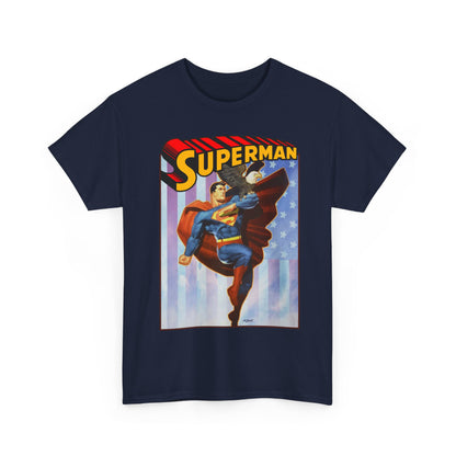 Superman With Eagle T-Shirt - Ariel Olivetti Art - DC Comics