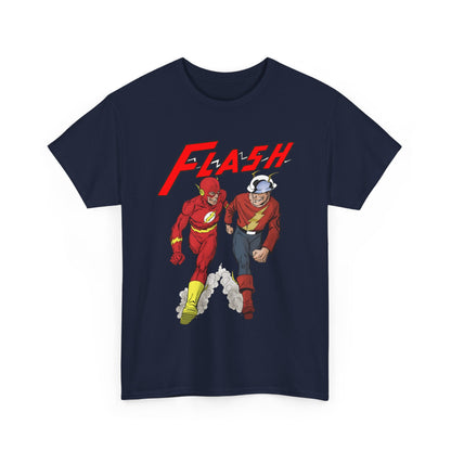 Flash T-Shirt - John Byrne - Barry Allen, Jay Garrick - Golden Age, Silver Age - DC Comics