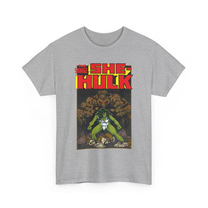 Savage She-Hulk & Man-Thing T-Shirt - Michael Golden Art - Marvel Comics