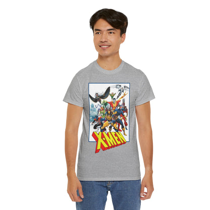 X-Men T-Shirt - Classic Arthur Adams Art - Marvel Comics - Wolverine, Colossus, Storm, Cyclops, Nightcrawler, Iceman