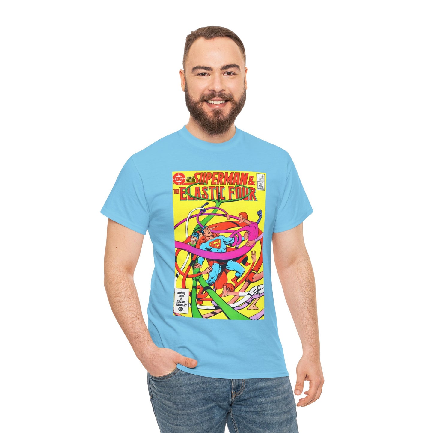 DC Comics Presents #93 T-Shirt - Superman, Plastic Man, Elongated Man, Jimmy Olsen - DC Comics