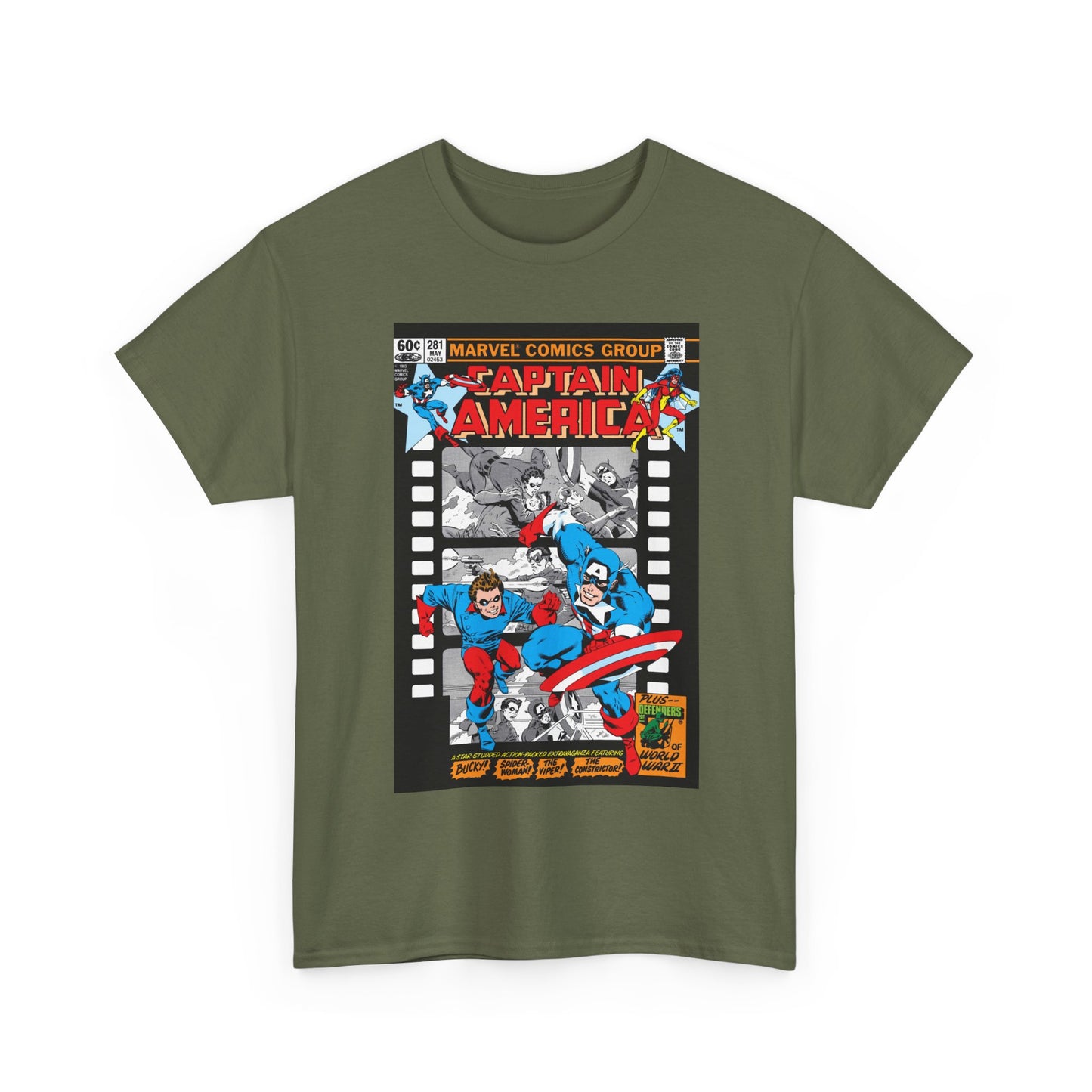 Captain America #281 T-Shirt - Mike Zeck Art - Marvel Comics