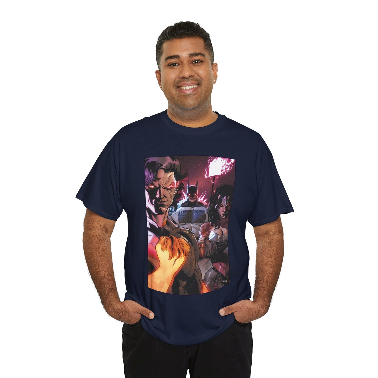 Absolute Trinity T-Shirt - Javier Fernandez Art - Superman, Batman, Wonder Woman - DC K.O. Variant Cover - DC Comics
