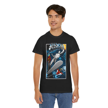 Silver Surfer T-Shirt - With Adam Warlock & Captain Marvel - Norrin Radd - Former Herald of Galactus - Fantastic Four Ally - Marvel Comics
