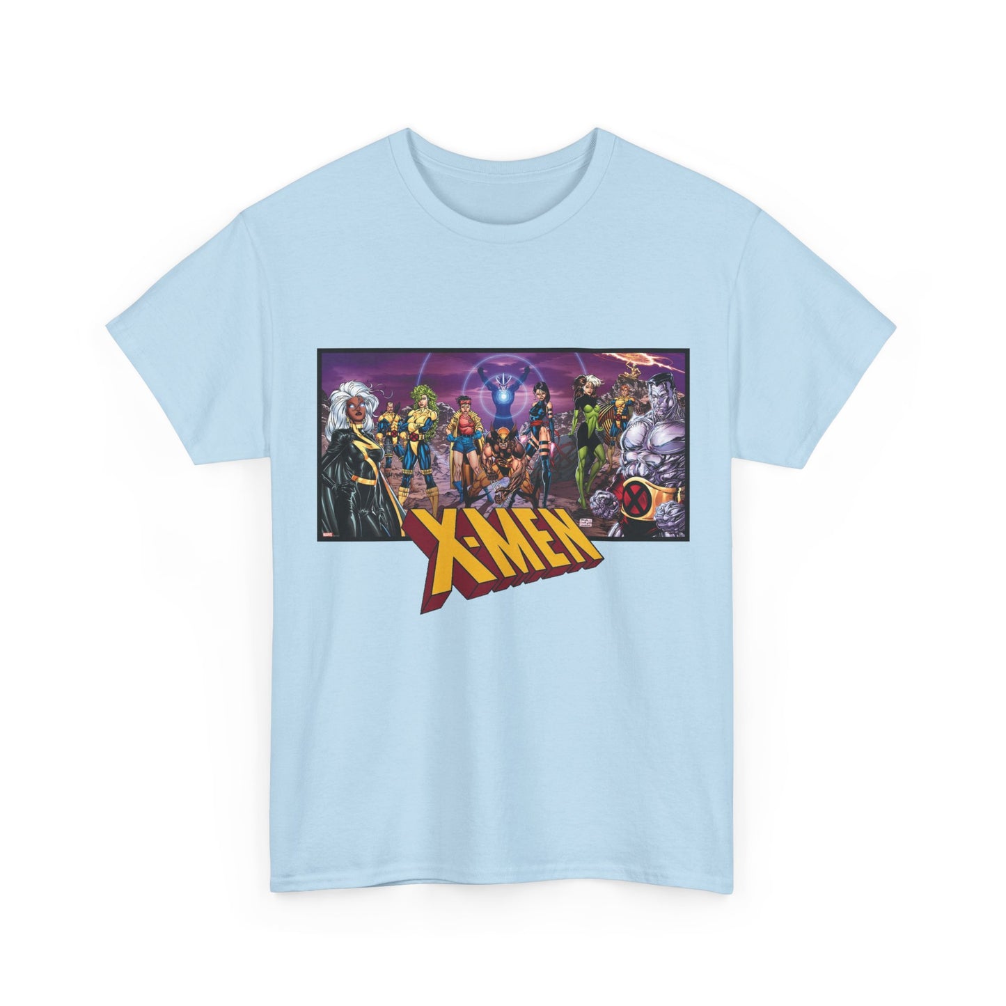 X-Men T-Shirt - Jim Lee Art - Wolverine, Storm, Colossus, Psylocke, Rogue, Forge - Marvel Comics