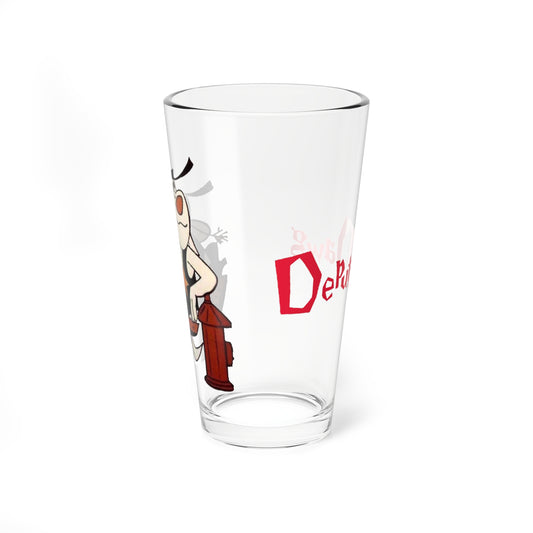 Deputy Dawg Pint Glass, 16oz - Classic Terrytoons 1960s Beloved Cartoon - Retro Animation