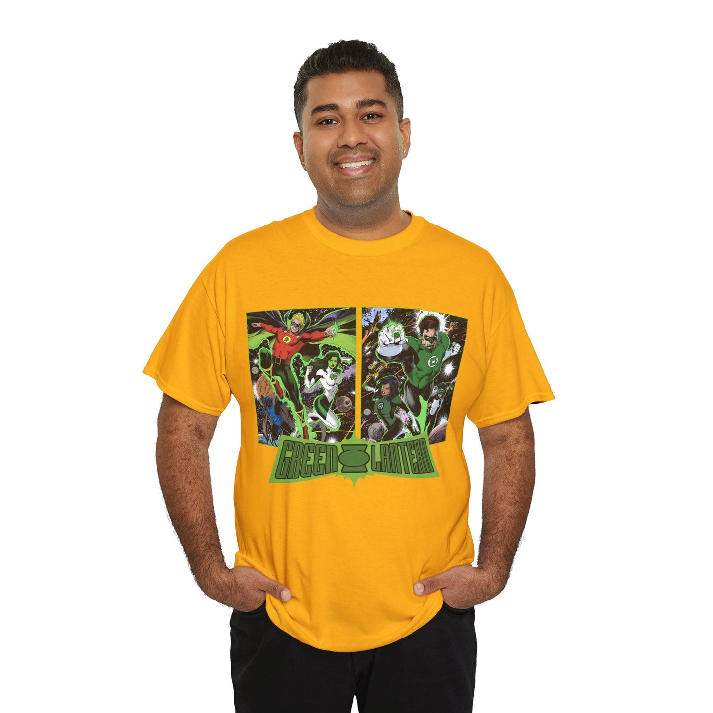 Green Lantern T-Shirt - Alan Scott, Jade, Obsidian, Hal Jordan, Jessica Cruz, Kyle Rayner - The Corps - DC Comics