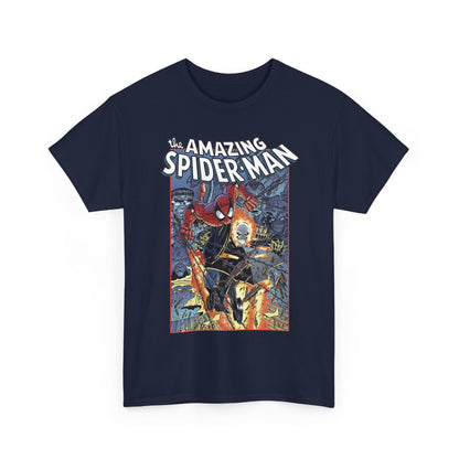 Amazing Spider-Man & Ghost Rider T-Shirt - Erik Larsen Art - Sinister Six - Marvel Comics