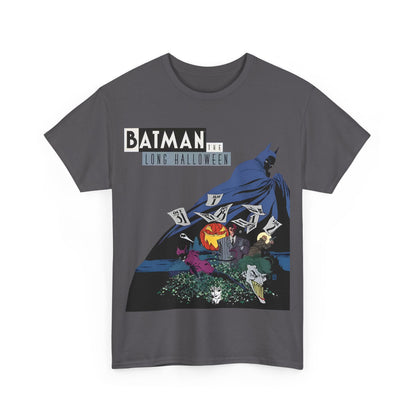 Batman The Long Halloween T-Shirt - Stunning Tim Sale Art - Joker, Catwoman, Two-Face, Poison Ivy, Commissioner Gordon - DC Comics - Classic Story