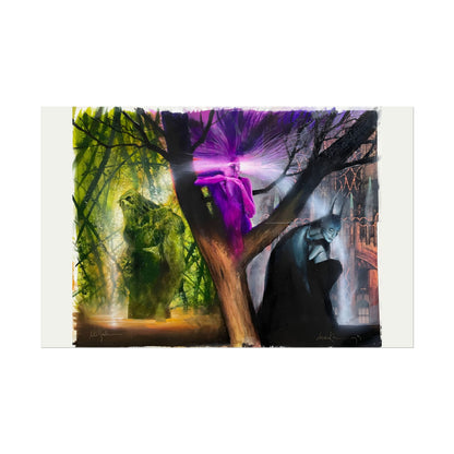 Black Orchid Rolled Poster - Dave McKean Art - Batman & Swamp Thing - DC/Vertigo Comics - Multiple Sizes Up to 24"x36"