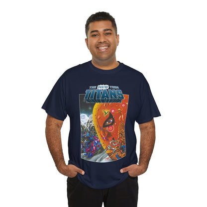 New Teen Titans T-Shirt - George Perez Art - Judas Contract - Deathstroke, Nightwing, Terra, Jericho, Raven, Cyborg, Wonder Girl - DC Comics