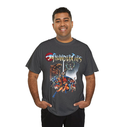 Thundercats T-Shirt - Lion-O, Panthro, Cheetara, Tygra, Snarf, WilyKit and WilyKat, Mumm-Ra