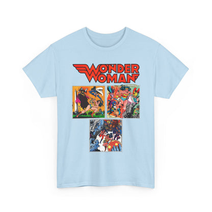 Wonder Woman T-Shirt - Ross Andru & Dick Giordano Art - Judgment in Infinity Story - Zatanna, Supergirl, Huntress, Power Girl, Raven, Wonder Girl, Starfire - DC Comics