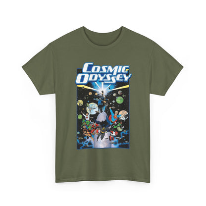 Cosmic Odyssey T-Shirt - Mike Mignola Art - Superman, Darkseid, Lightray, Orion, Starfire, Highfather. John Stewart - DC Comics